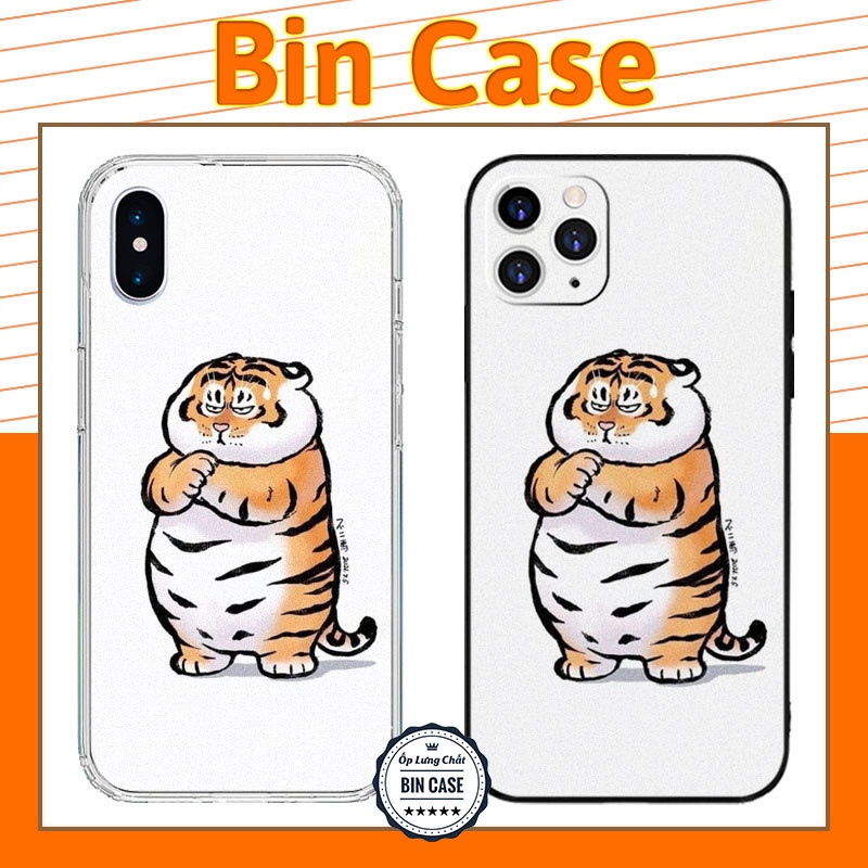 🐯Ốp Lưng iPhone Hổ Mập Đầu Gấu Mạnh Mẽ Hổ Báo Cáo Chồn iphone 14 13 12 11 Pro Max 6 7 8 Plus X Xr Xs Max HOBEO035