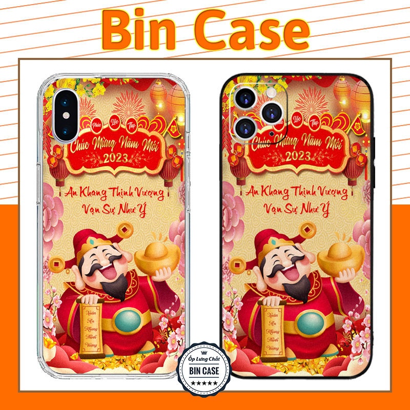 💥Ốp Lưng Hình Thần Tài Tết Quý Mão 2023 May Mắn Tài Lộc iphone 14 13 12 11 Pro Max 6 7 8 Plus X Xr Xs Max OPTETQUYMAO005