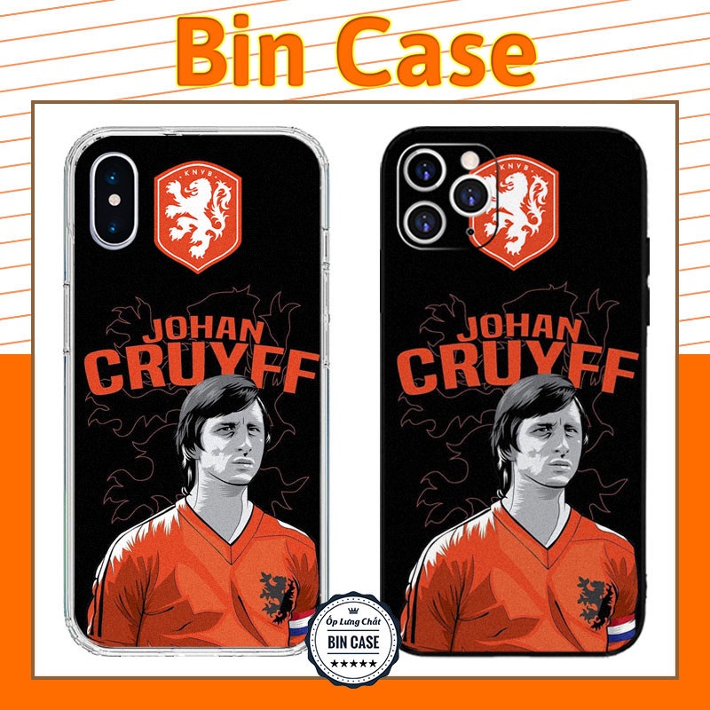 ⚽Ốp Lưng JOHAN CRUYFF Hà Lan ⚽Huyền Thoại Bóng Đá Tổng Lực iphone 14 13 12 11 Pro Max 6 7 8 Plus X Xr Xs Max BONGDA387