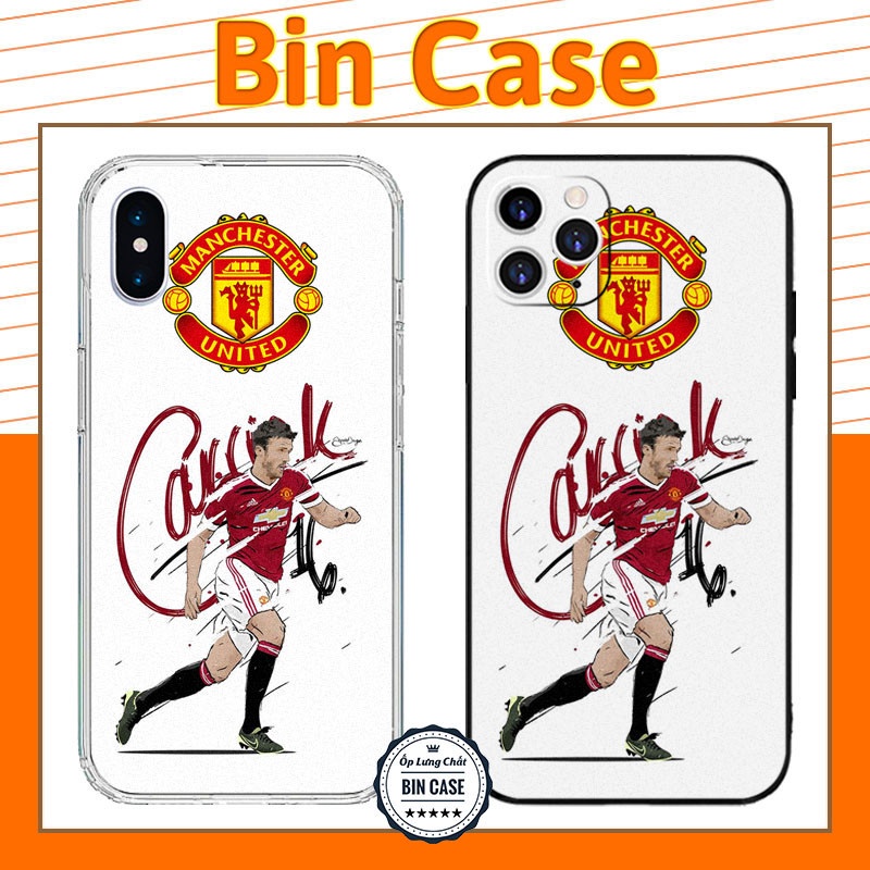 ⚽Ốp Hình MICHAEL CARRICK Design ⚽Thiết Kế Độc Logo Man Utd iphone 14 13 12 11 Pro Max 6 7 8 Plus X Xr Xs Max BONGDA372
