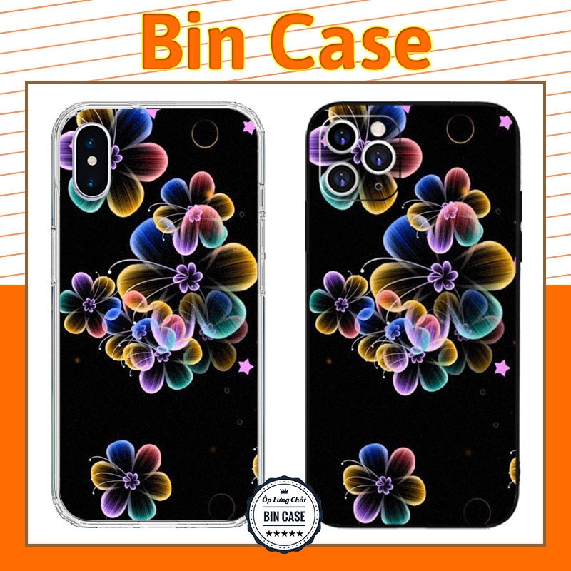 Ốp Lưng Đơn Giản Hình Bông Hoa Ngũ Sắc Ốp Lưng Nhiều Màu Đẹp iphone 14 13 12 11 Pro Max 6 7 8 Plus X Xr Xs Max HOAVAN007