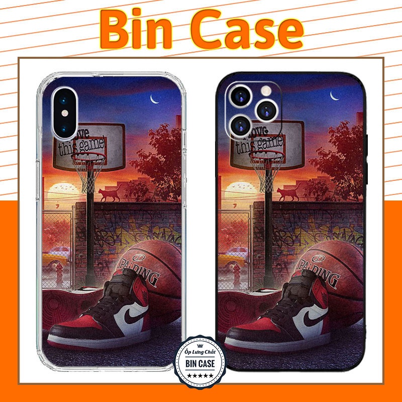 🔥Ốp NIKE bóng rổ chiều hoàng hôn 🔥cao cấp độc đáo mới lạ iphone 14 13 12 11 Pro Max 6 7 8 Plus X Xr Xs Max BRAND069