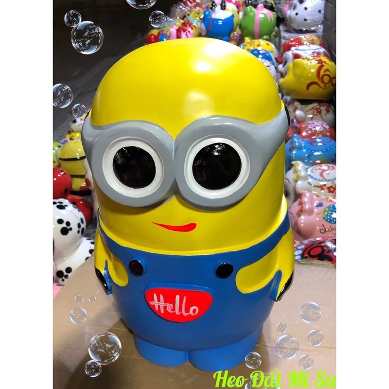 ỐNG TIẾT KIỆM MINION SIZE KHỦNG CHẤT LIỆU THẠCH CAO