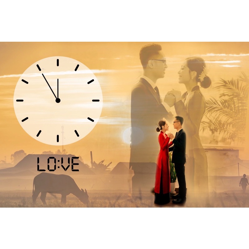 Đồng Hồ in ảnh theo yêu cầu ( 40x 60cm)