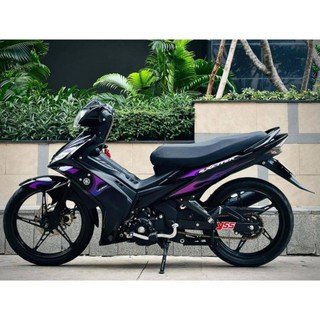  Tem Rời Dán Xe Exciter 135 Mẫu Lửa Zin 2008 Tím Đen