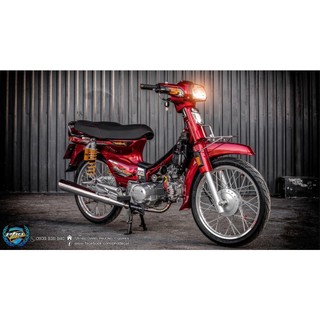  Tem Rời Dán Xe Dream Mẫu Đỏ Đen Bạc Ex5