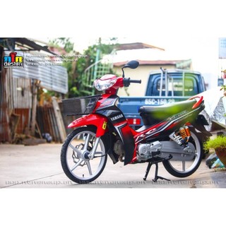  Tem Rời Dán Xe Sirius Mẫu RC Zin Đỏ Đen