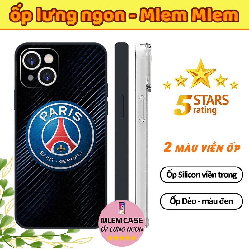 Ốp Lưng Đẹp Biểu Tượng PSG Paris Saint Germain Mới 2023 iphone 6s 6 7 8 Plus X Xr Xs Max 11 12 13 14 Pro Max FOOTBALL066