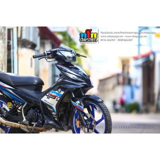  Tem Rời Dán Xe Exciter 135 Mẫu HP4