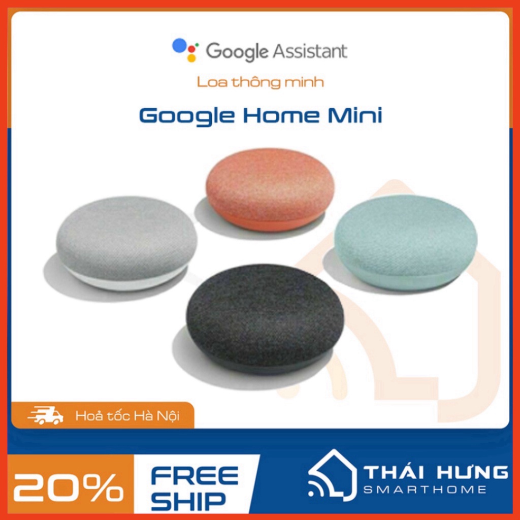 Loa thông minh Google Nest mini gen 2 /Google Home mini tích hợp trợ lý ảo Google Assistant - ngày hội siêu sale