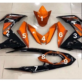 Dàn Áo Winner V1 Cam Đen ( Bán Lẻ Từng Món) Chính Hãng Honda