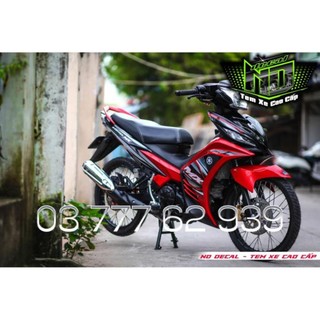  Tem rời Exciter 135 mẫu MX đỏ đen - Tem Rời -