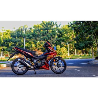 Tem rời dán xe winner v1 mẫu rs đỏ đen