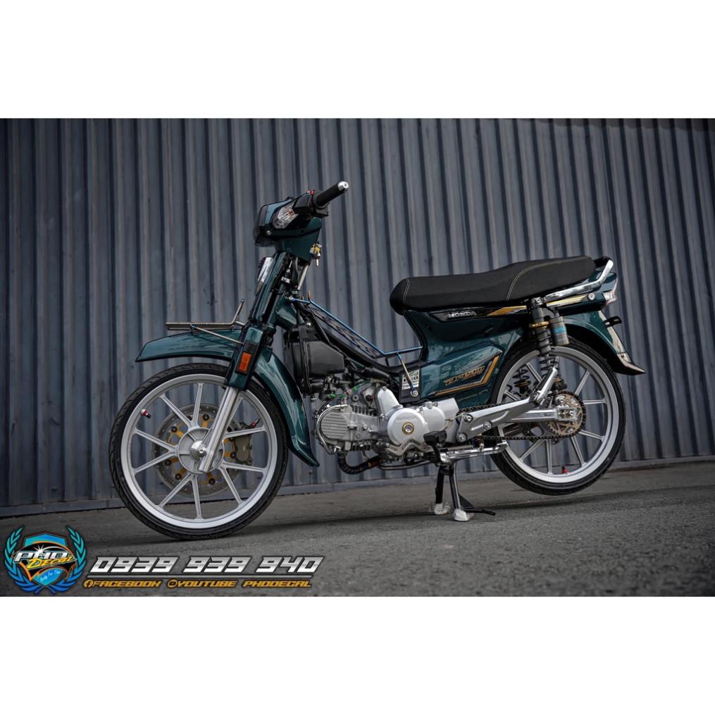 Bi Decal Tem rời Dream xanh lá đậm - tem Crom siêu bóng