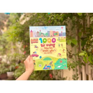 Sách- 1000 từ vựng tiếng anh thiết yếu cho trẻ em - bìa cứng