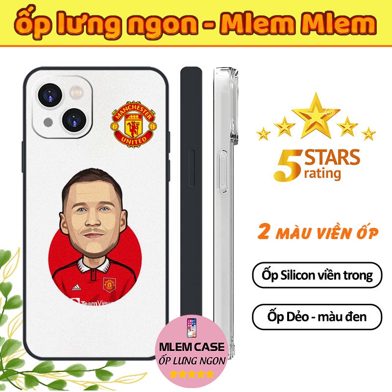 🔥 Ốp Lưng iPhone Weghorst Bobo Manchester Đỏ iphone 6s 6 7 8 Plus X Xr Xs Max 11 12 13 14 Pro Max FOOTBALL127