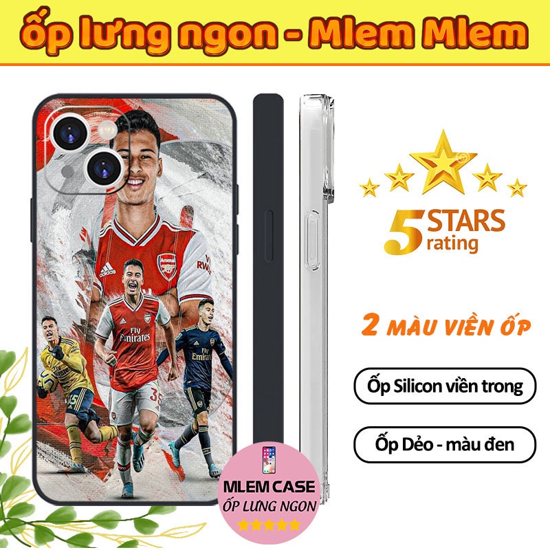 Ốp iPhone Silicon Chống Sốc Gabriel Martinelli Arsenal iphone 6s 6 7 8 Plus X Xr Xs Max 11 12 13 14 Pro Max FOOTBALL113