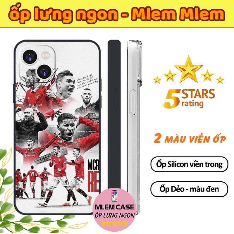🔥 Ốp Lưng Đội Bóng Manchester Đỏ Cực Đẹp Erik Ten Hag iphone 6s 6 7 8 Plus X Xr Xs Max 11 12 13 14 Pro Max FOOTBALL136