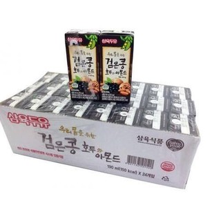 Sữa óc chó hạnh nhân đậu đen hàn quốc thùng 24 hộp