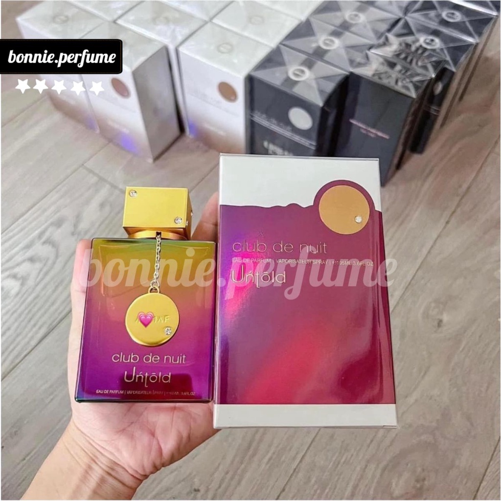 [ 𝟷𝟶ᴍʟ ]  Nước hoa unisex Club de nuit Untold EDP