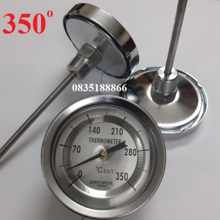 Đồng hồ đo nhiệt độ Hàn Quốc DAEWON 350 dùng để đo nhiệt độ phòng, nhiệt độ không khí, lò hơi, nhiệt độ nước thường
