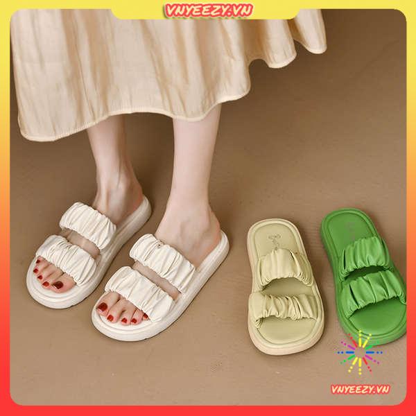 Dép dày Giày đi biển đế dày thời trang
