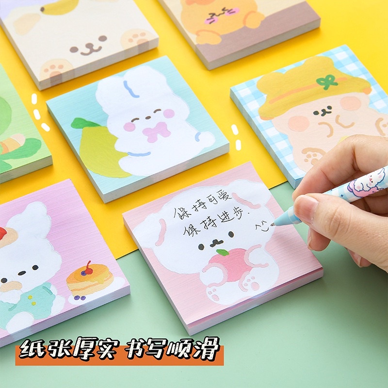 Giấy note ghi chép Vuông cute, giấy nhớ phong cách Hàn quốc- PK018
