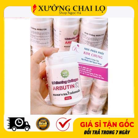 Kem Dưỡng Da Kích trắng Arbutin Colagen chuẩn Thái XCL, nguyên liệu trộn kem và hủ chiết