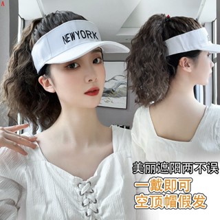  Mũ Lưỡi Trai Kèm Tóc Giả Bằng Lụa Thời Trang Dành Cho Nữ 