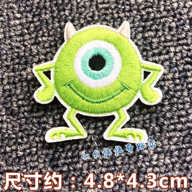 Miếng Dán Trang Trí Quần Áo Tự Dính Hình Gấu Pooh / Stitch Ba Mắt Hoạt Hình Disney 3M