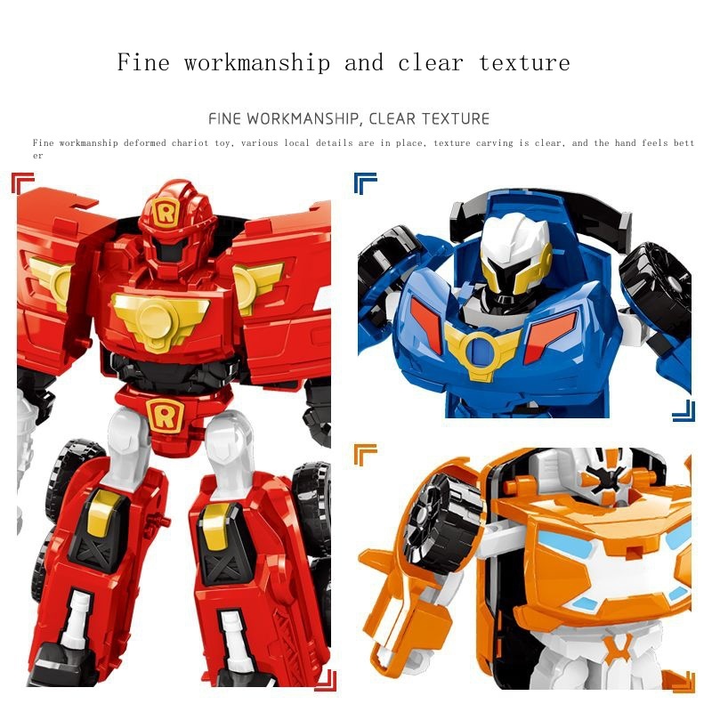 Mô Hình robot Biến Hình Xe Hơi mini Dành Cho Bé