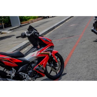 Tem Rời Dán Xe Winner X Mẫu Đỏ Đen