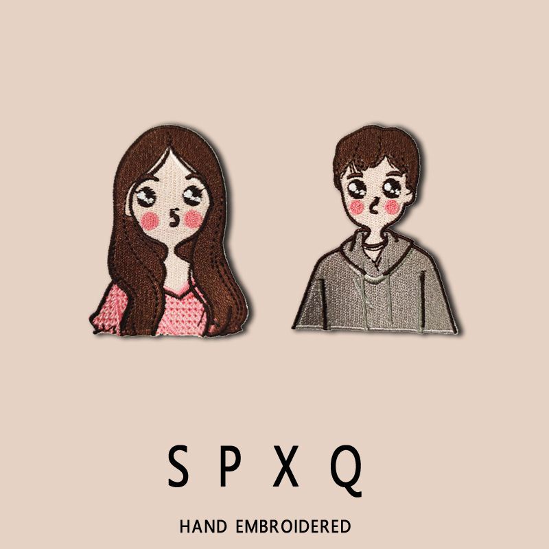 Miếng Dán Ủi Quần Áo Tự Dính Hình Nhân Vật Hoạt Hình anime Dễ Thương DIY