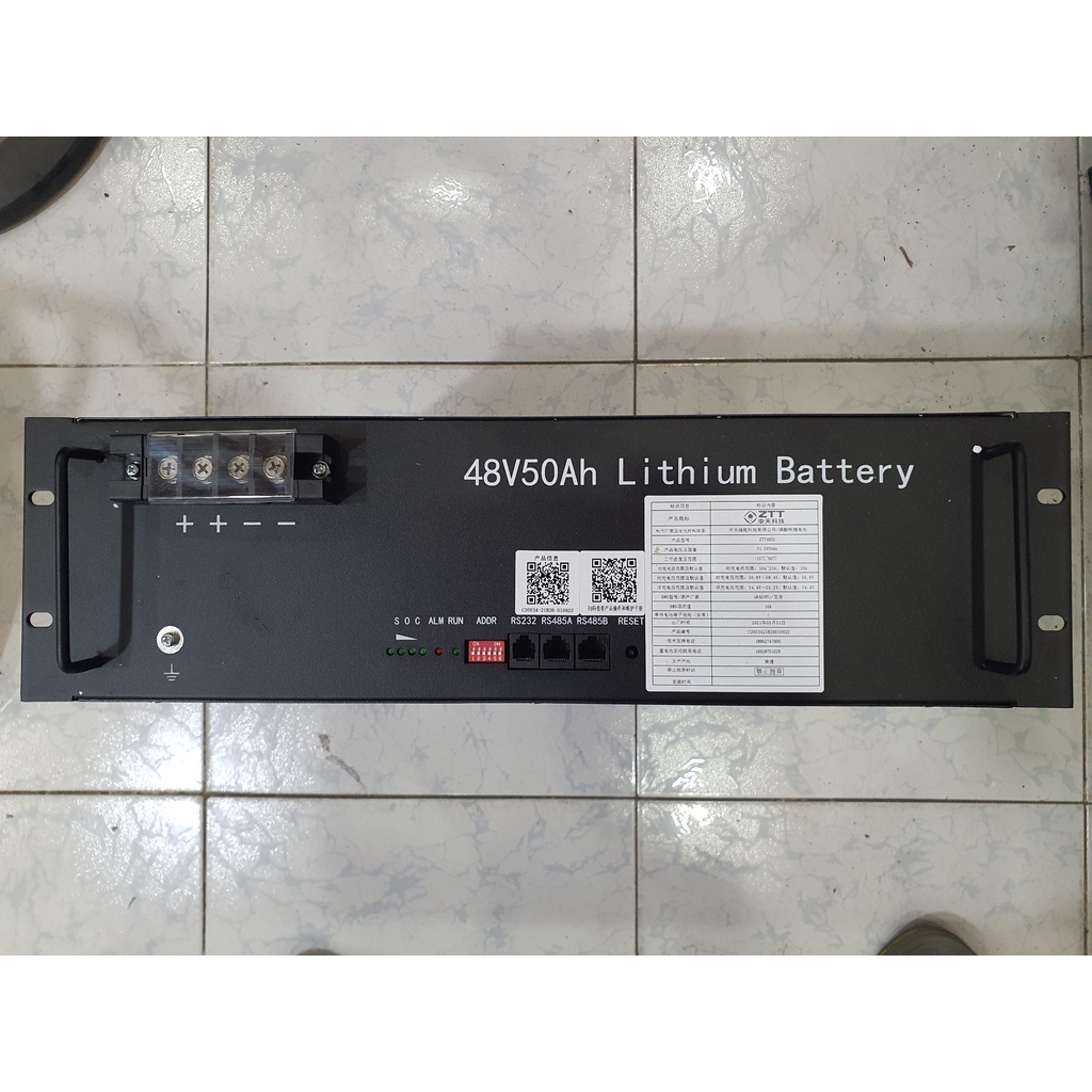 Pin Lithium lưu trữ ZTT 51,2V 50Ah