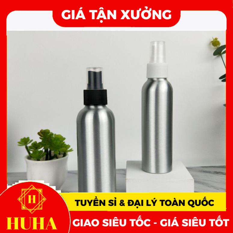 Chai Xịt Phun Sương ❤ Giá Tốt ❤ Chai Nhôm Xịt Phun Sương 50ml,100ml Chiết Dung Dịch