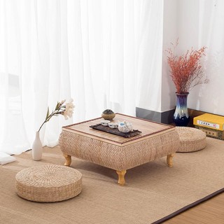 ◊❍ ❇ Cửa sổ trôi Nhật Bản Tatami Bàn cà phê Bàn trà nhỏ Bàn trà vuông Bàn trà giải trí