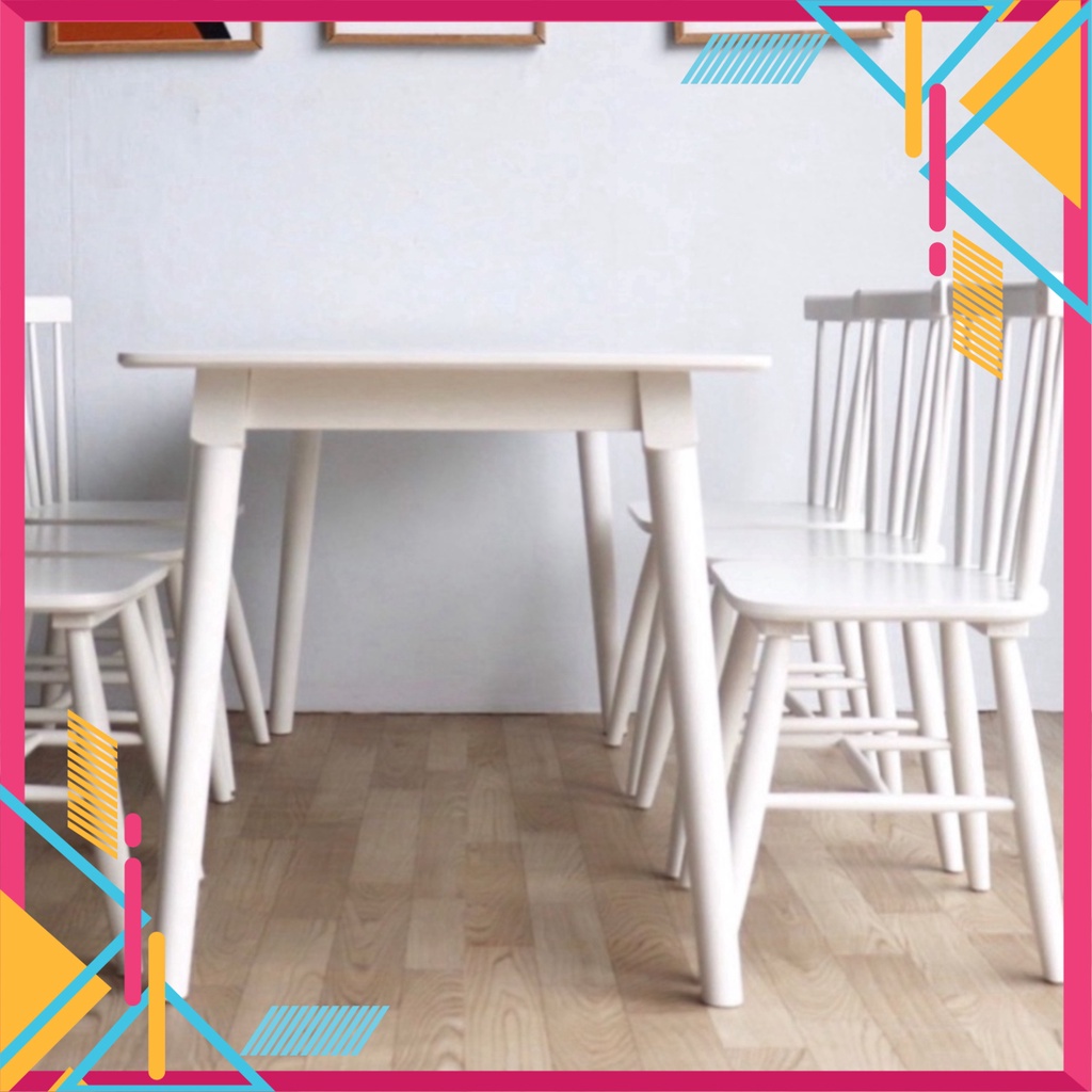 BỘ BÀN ĂN 4 GHẾ GỖ TỰ NHIÊN - HÀNG XUẤT KHẨU LOẠI 1 BẢO HÀNH CHÍNH HÃNG - Nội Thất Ngọc Mai | BigBuy360 - bigbuy360.vn