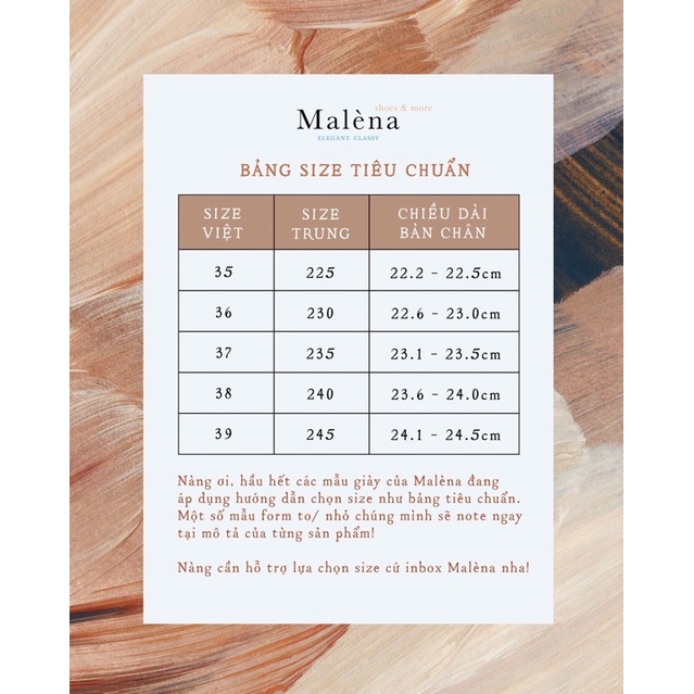 Giày slingback Malena hở gót quai sau mũi nhọn dáng đế 2cm mềm mại