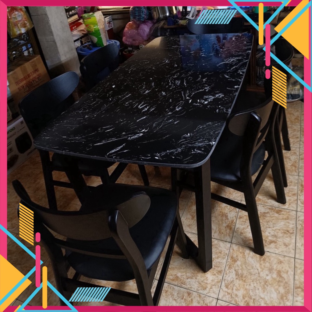 BÀN ĂN 6 GHẾ, BÀN ĂN MẶT ĐÁ CAO CẤP PHONG THỦY - BẢO HÀNH 12 THÁNG - Nội Thất Ngọc Mai | BigBuy360 - bigbuy360.vn