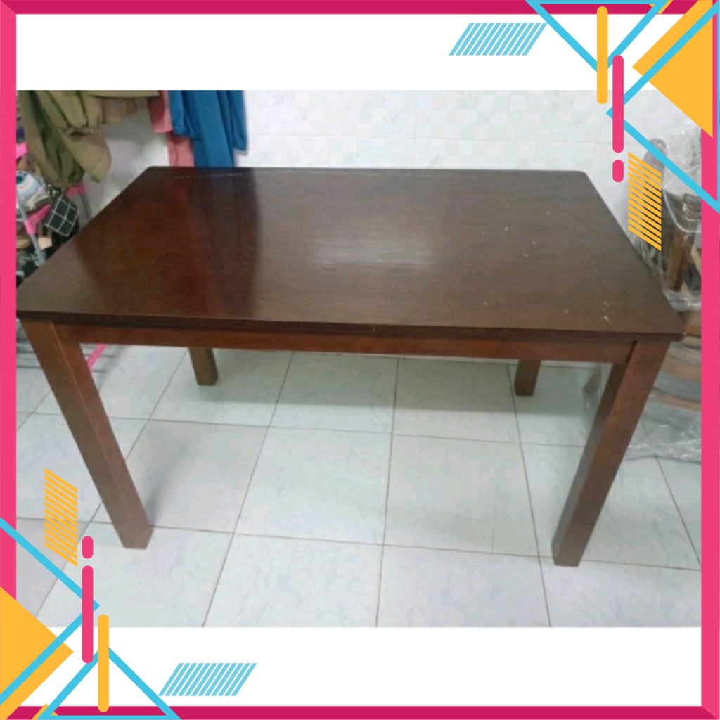 Bàn ăn gỗ, bàn ăn cơm gỗ 1m20 - hàng gia công tại xưởng - Nội Thất Ngọc Mai | BigBuy360 - bigbuy360.vn