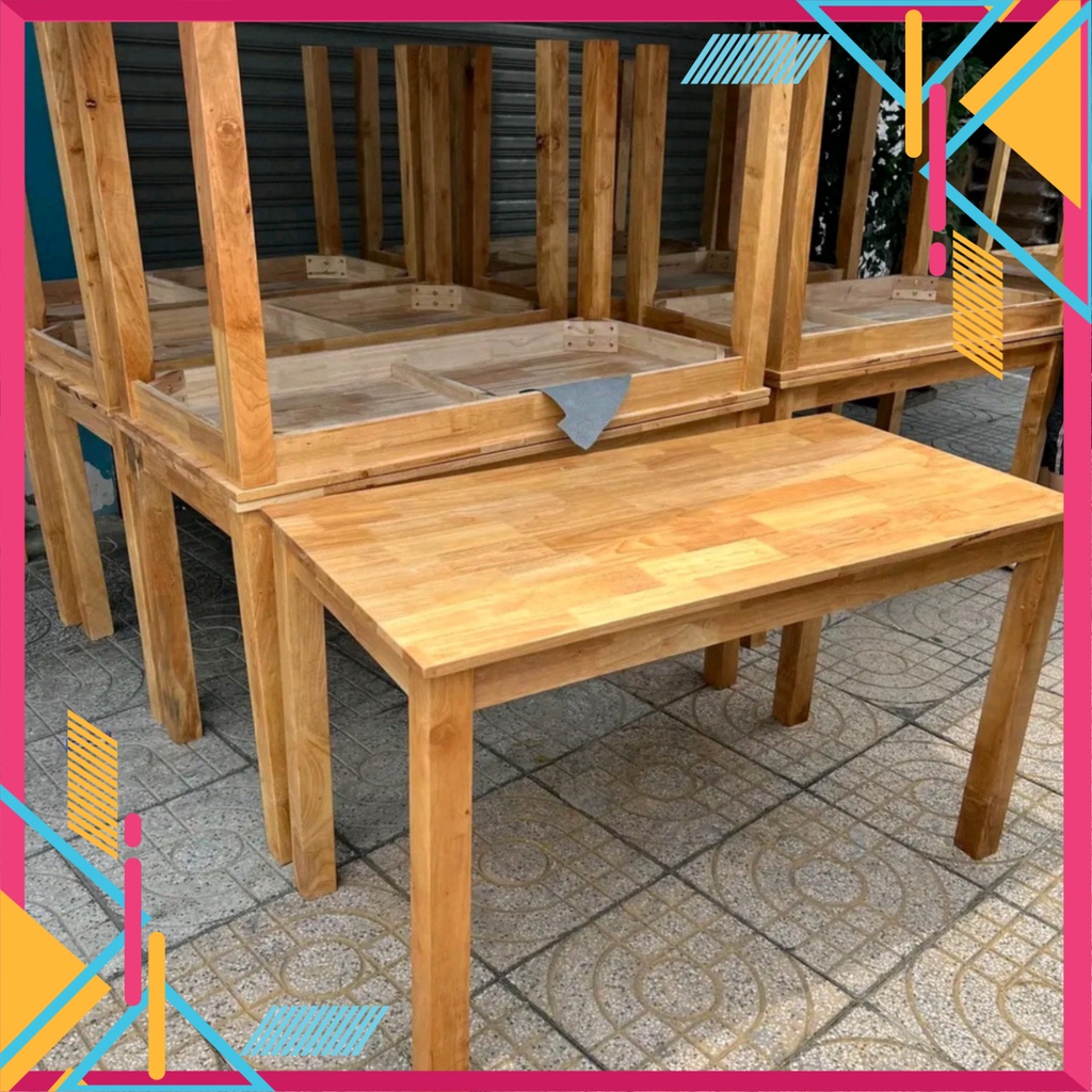 Bàn ăn gỗ, bàn ăn cơm gỗ 1m20 - hàng gia công tại xưởng - Nội Thất Ngọc Mai | BigBuy360 - bigbuy360.vn