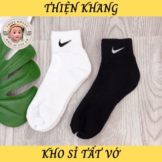 Combo 10 đôi tất thể thao Nike cổ trung thoáng khí cho nam nữ