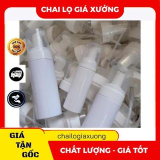 Chai Xịt Tạo Bọt ❈ GIÁ XƯỞNG ❈ Chai xịt giọt tạo bọt đựng gel 30ml,50ml,100ml,150ml,200ml đựng sữa rửa mặt, sữa tắm