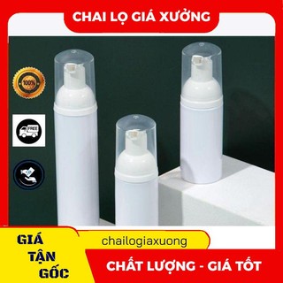 Chai xịt tạo bọt ❈ giá xưởng ❈ chai xịt giọt tạo bọt 30ml,50ml,100ml,150ml,200ml đựng sữa rửa mặt, sữa tắm .
