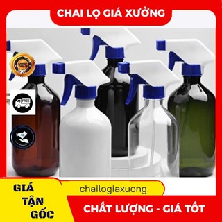Chai Lọ Vòi Xịt Kính ❈ GIÁ XƯỞNG ❈ [300ml] Chai Lọ nhựa pet Vòi Xịt Kính rỗng , phụ kiện du lịch