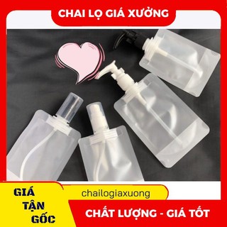 Chai Lọ Chiết Mĩ Phẩm ❈ GIÁ XƯỞNG ❈ Túi Chiết Dầu Gội, Sữa Tắm, Mĩ Phẩm 30ml,50ml,100ml Có Thể Tái Sử Dụng