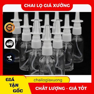 [GIÁ XƯỞNG] Chai Lọ xịt mũi thẳng Thủy tinh 5ml,10ml,15ml, 20ml,30ml,50ml đựng dung dịch , phụ kiện du lịch