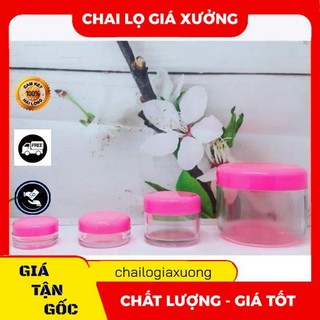 Hủ Hộp Đựng Kem ❈ GIÁ XƯỞNG ❈ Hủ Hộp nhựa tròn 3g,5g chiết kem , Chai Lọ chiết mỹ phẩm , phụ kiện du lịch