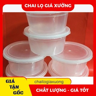 [GIÁ XƯỞNG] Hũ Hộp làm caramen, Hủ Hộp bánh flan, khuôn làm bánh flan có nắp bằng nhựa 100% , phụ kiện du lịch