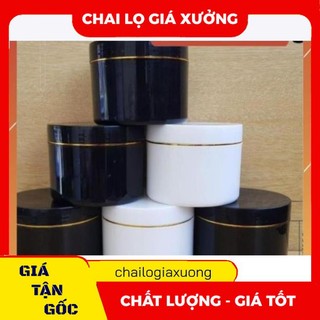 Hủ Hộp Đựng Kem ❈ GIÁ XƯỞNG ❈ Hủ Hộp đựng kem body trắng,đen k300 300g chiết mỹ phẩm , phụ kiện du lịch